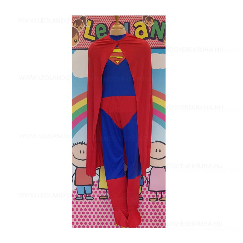 Superman felnott ferfi jelmez palasttal halloween vagy farsangra