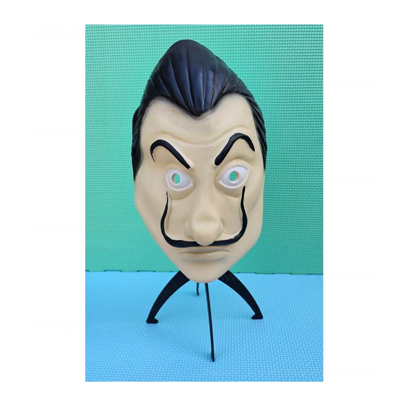 A nagy penzrablas Salvador Dali felnott ferfi halloween vagy farsangi latex maszk alarc