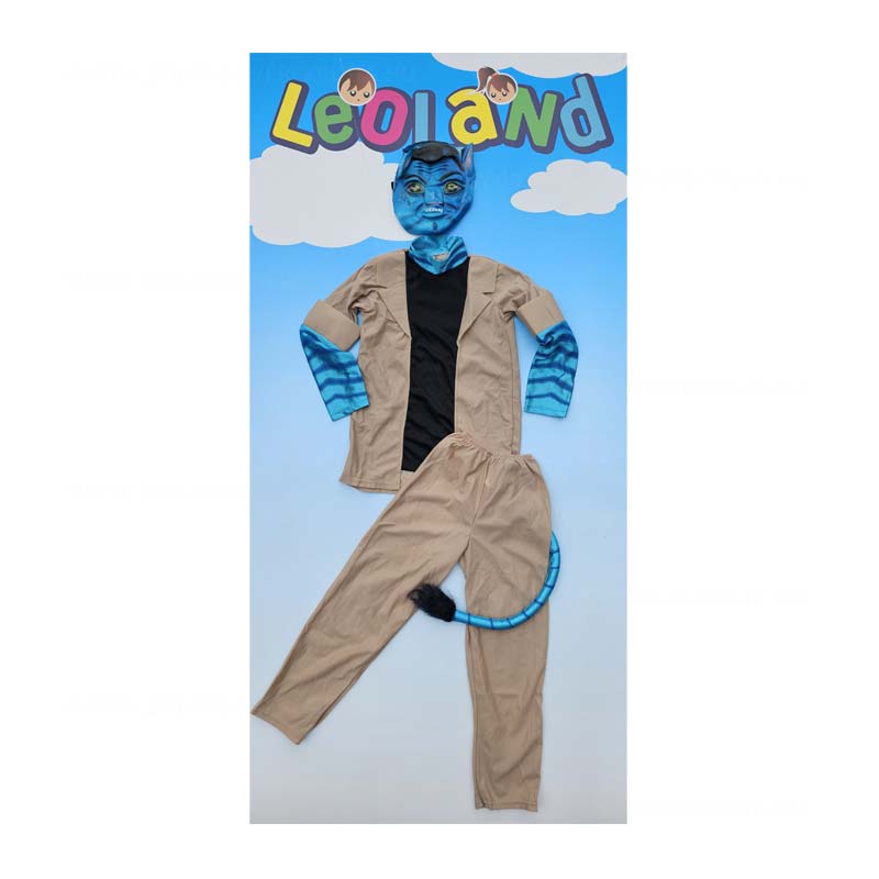 Avatar Jake Sully gyerek fiu farsangi jelmez maszkkal
