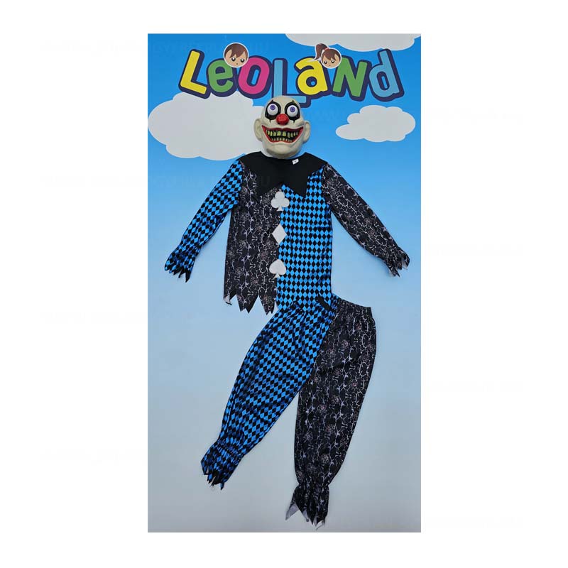 Halloween gyerek fiu bohoc jelmez maszkkal