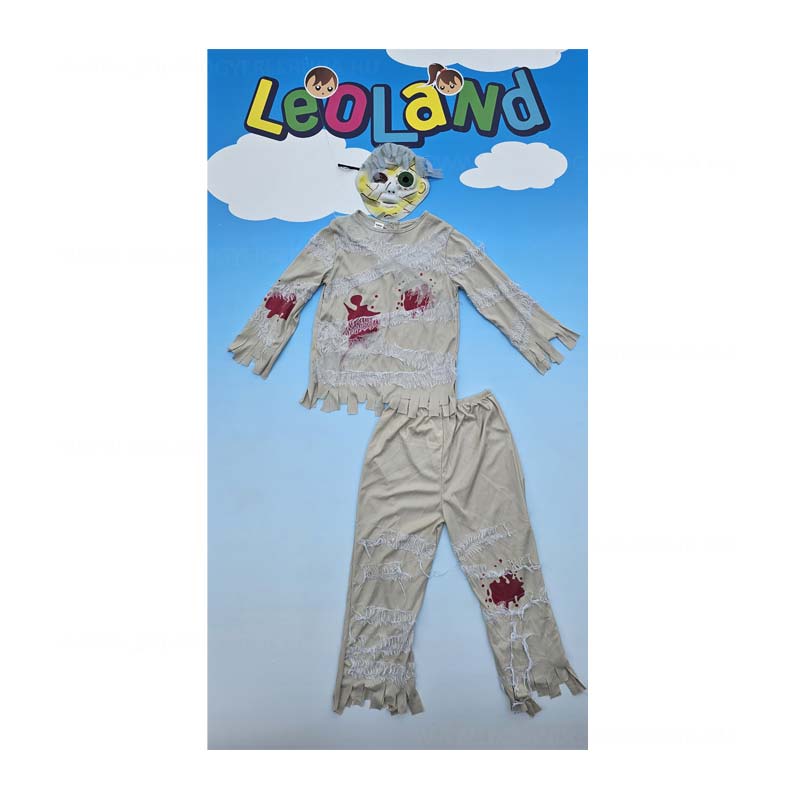 Halloween Mumia gyerek fiu jelmez maszkkal
