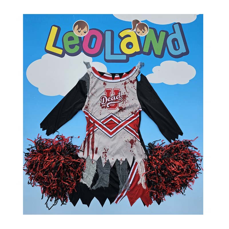 Halloween Pom Pom gyerek lany jelmez kiegeszitovel