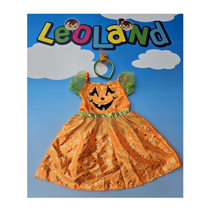 Halloween lany Tok jelmez hajpanttal narancssarga szinu