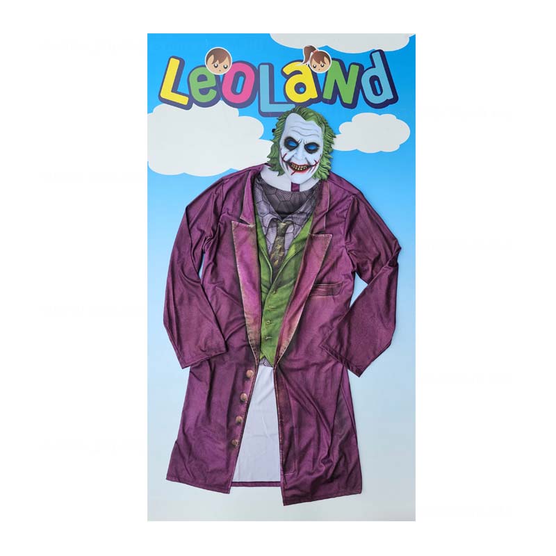 Joker felnott ferfi halloween vagy farsangi jelmez maszkkal