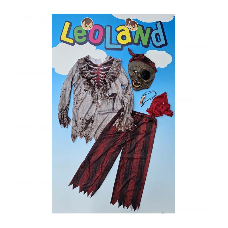 Kaloz Zombi gyerek fiu halloween vagy farsangi jelmez kiegeszitokkel