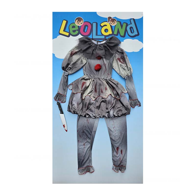 Pennywise IT Bohoc felnott noi halloween jelmez kessel