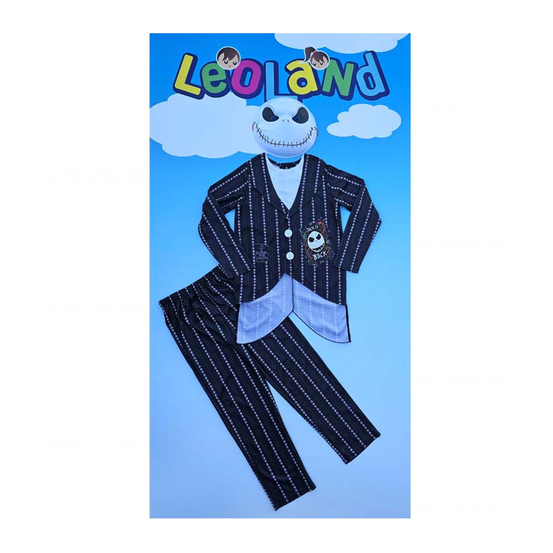 Jack Skellington Karacsonyi lidercnyomas gyerek fiu halloween vagy farsangi jelmez maszkkal
