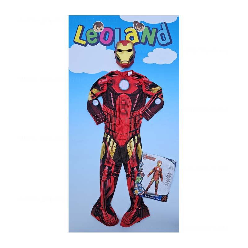 Bosszuallok Vasember gyerek farsangi jelmez muanyag maszkkal