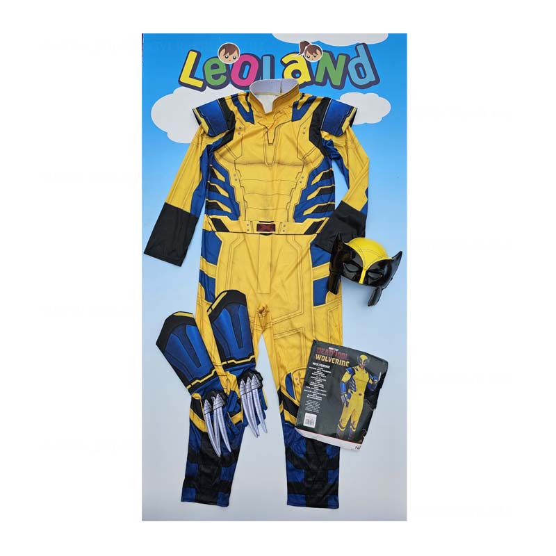 Deadpool Wolverine X men Rozsomak felnott halloween vagy farsangi jelmez kesztyus karmokkal es maszkkal