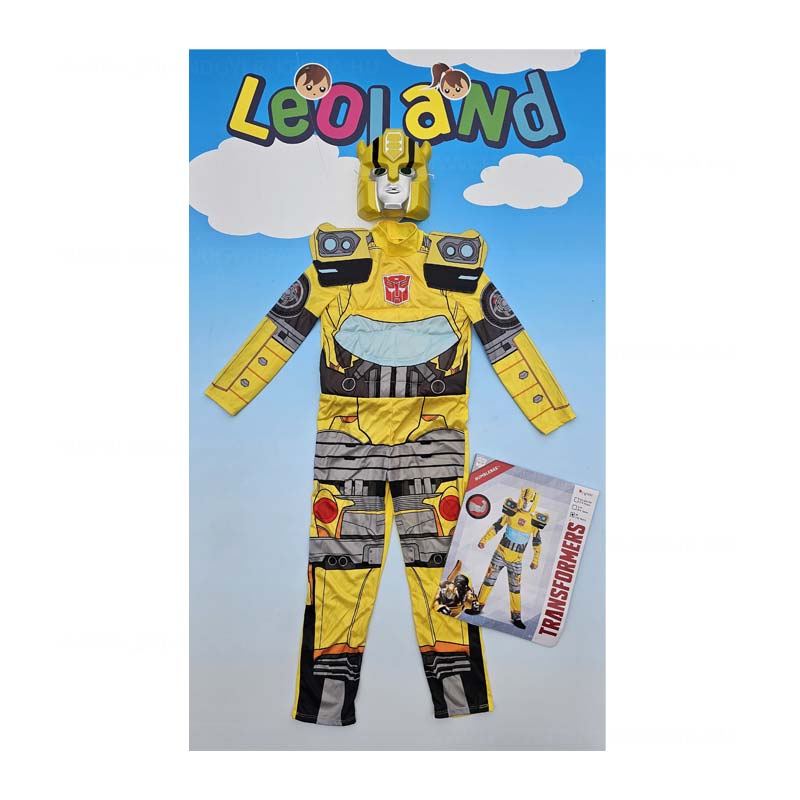 Transformers Urdongo gyerek farsangi jelmez maszkkal sarga szinu