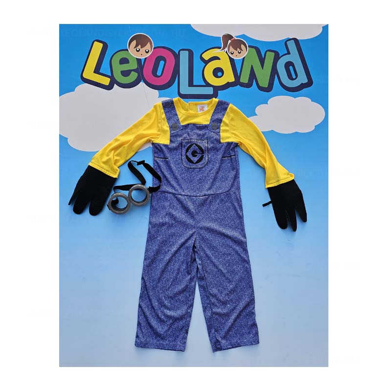 Minions gyerek fiu farsangi jelmez kiegeszitovel szemalarccal